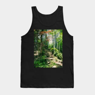 Steps in a Japanese Bamboo Forest Tank Top